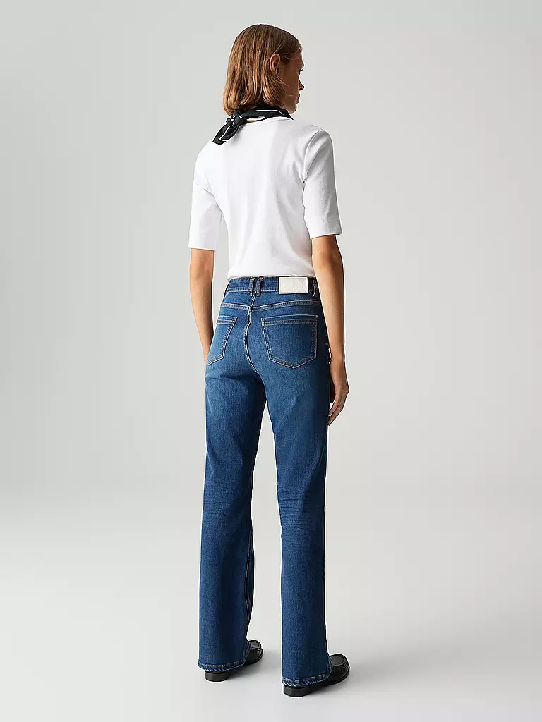 OPUS PANTS | Jeans Straight Fit MELLY CRUSH | dunkelblau