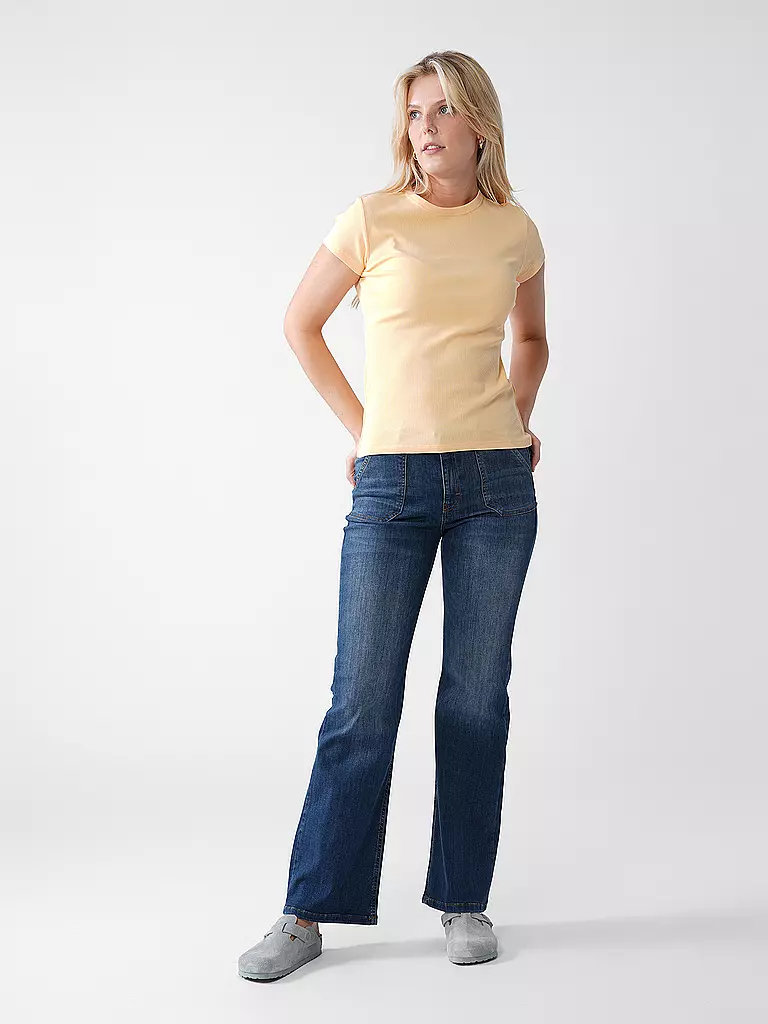 OPUS PANTS | Jeans Straight Fit MELLY CRUSH | dunkelblau