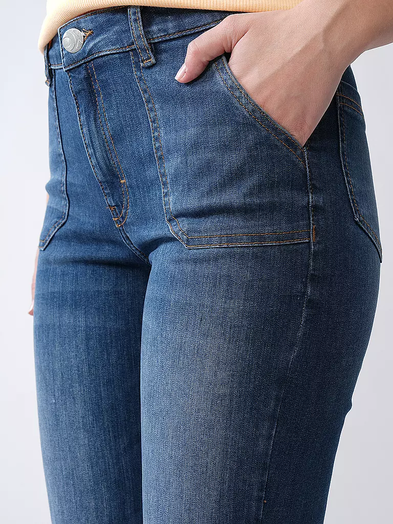OPUS PANTS | Jeans Straight Fit MELLY CRUSH | dunkelblau