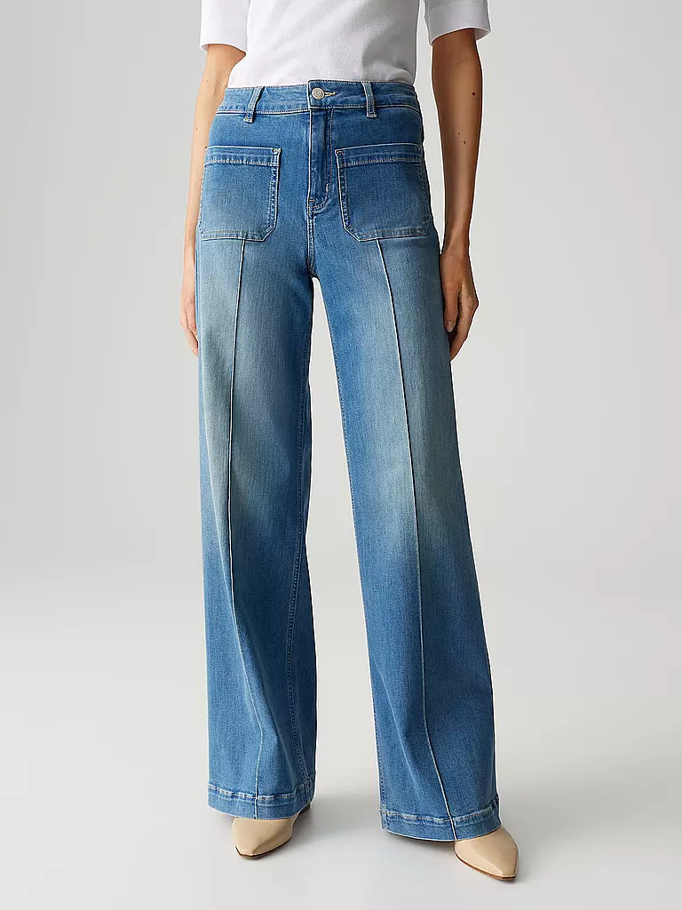 OPUS PANTS | Jeans Straight Fit MELLY GROOVE | blau