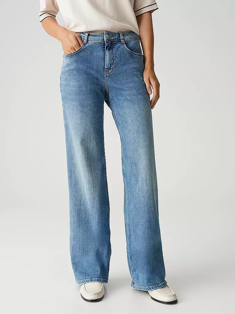 OPUS PANTS | Jeans Straight Fit MELLY MODERN | hellblau