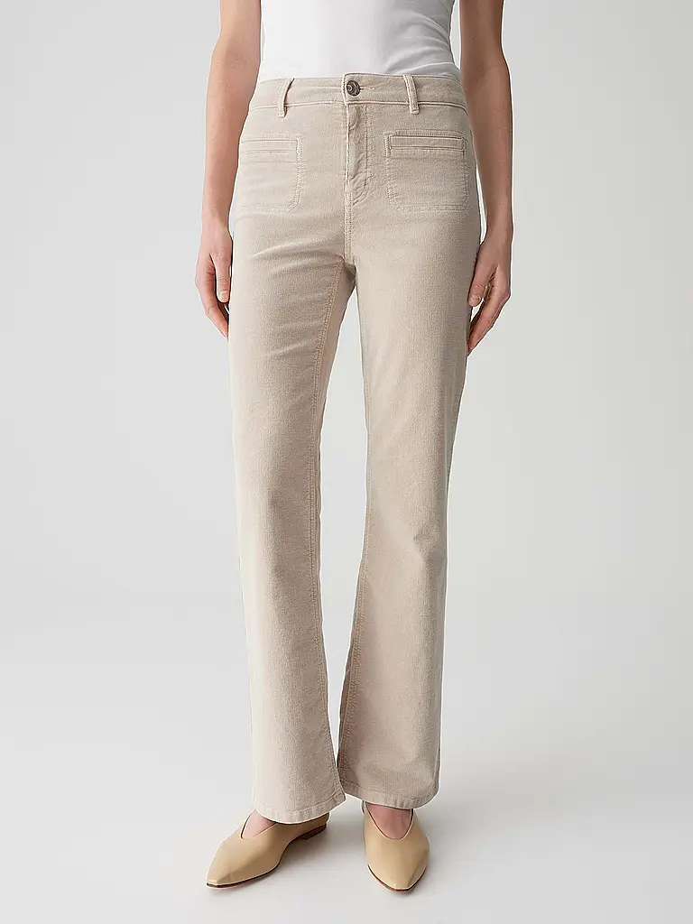 OPUS PANTS | Jeans Wide Leg MELLY FRESH | beige