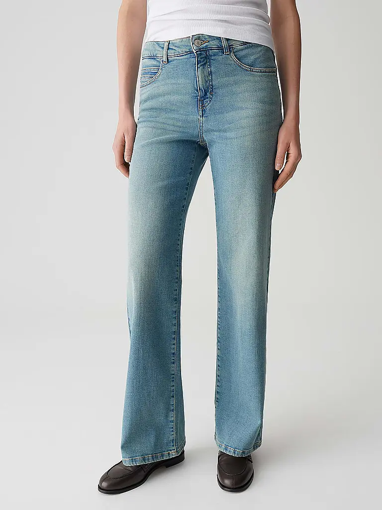 OPUS PANTS | Jeans Wide Leg MELLY MODERN | hellblau