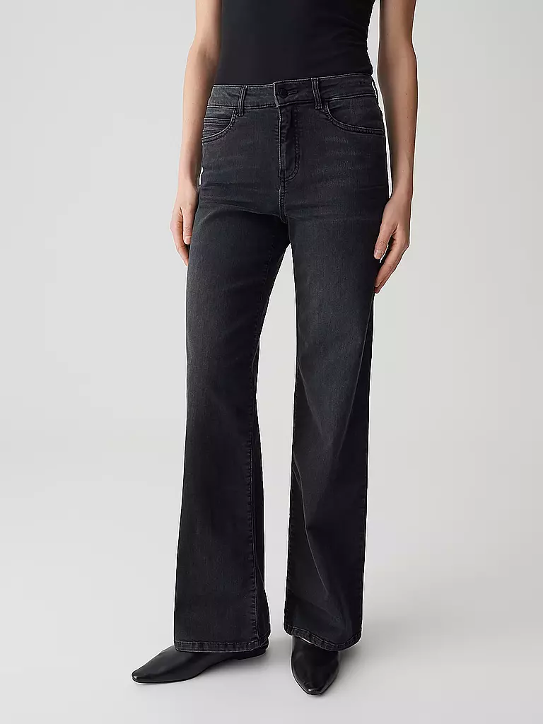OPUS PANTS | Jeans Wide Leg MELLY MODERN | schwarz