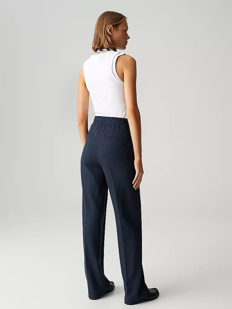 OPUS PANTS | Marlenehose MACIE | dunkelblau
