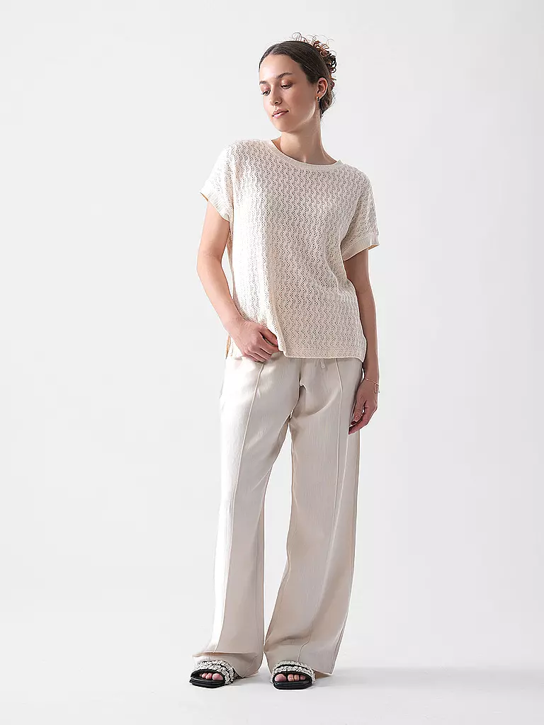 OPUS PANTS | Marlenehose MALOTTA NATURAL | creme