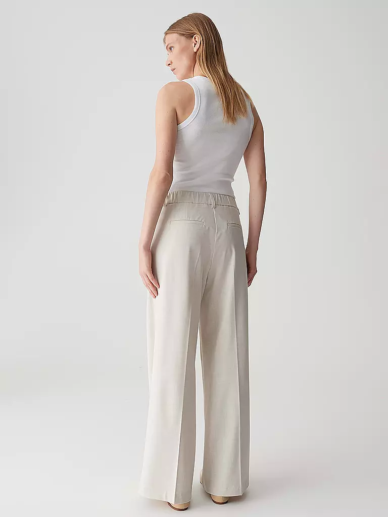 OPUS PANTS | Marlenehose MOIRA SOUL | creme