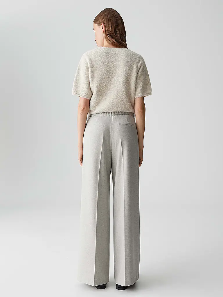 OPUS PANTS | Marlenehose MOIRA SOUL | grau