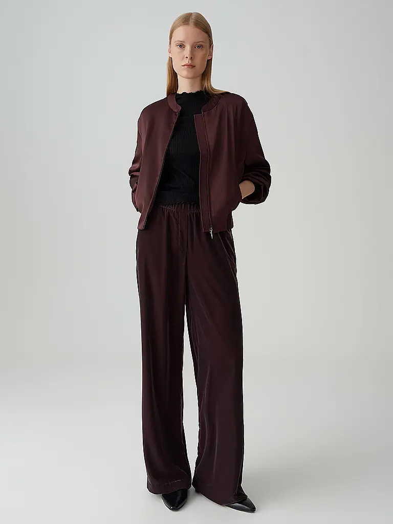 OPUS PANTS | Marlenehose MUCIA SOFT | Beere
