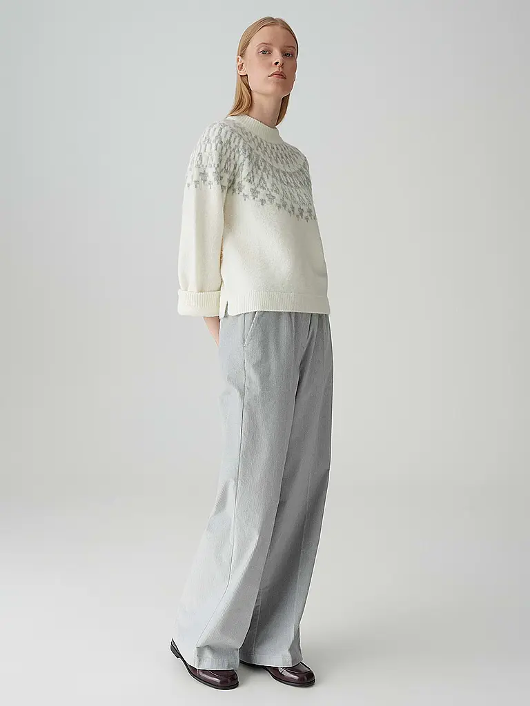 OPUS PANTS | Marlenehose MUCIA | Hellgrau
