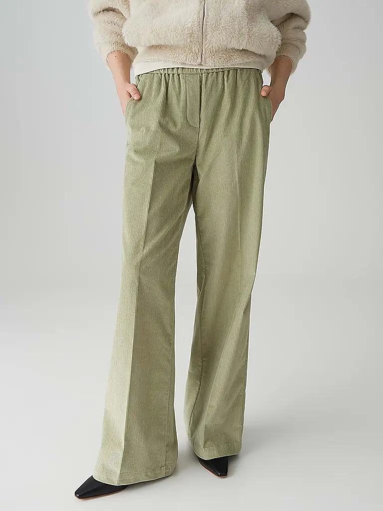 OPUS PANTS | Marlenehose MUCIA | Hellgrün