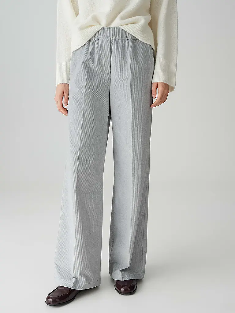 OPUS PANTS | Marlenehose MUCIA | Hellgrau