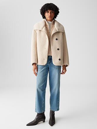 OPUS | Jacke in Felloptik HAFINE