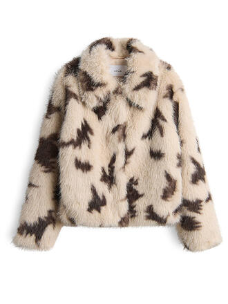 OPUS | Jacke in Felloptik HAJORA