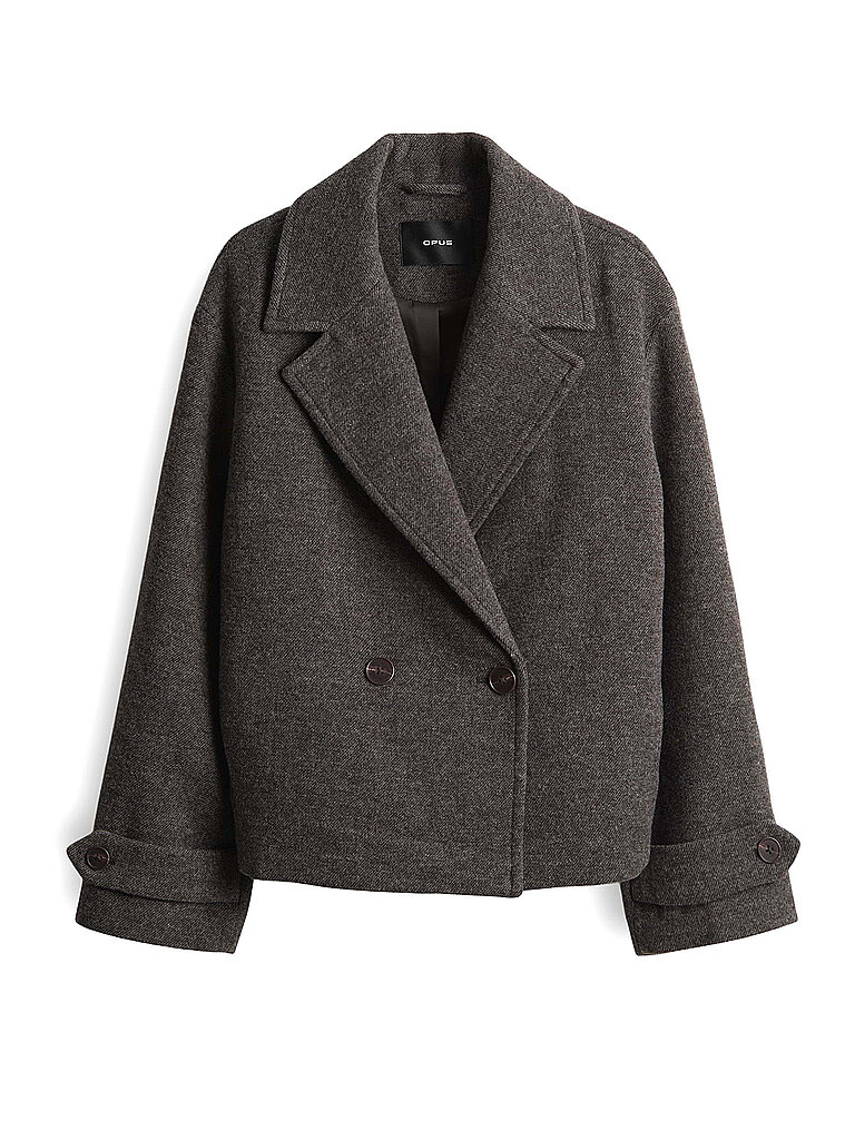 OPUS Wolljacke HALLYN grau | 34