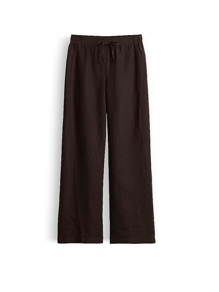 OPUS Leinenhose Wide Leg MILENI RESORT braun | 34