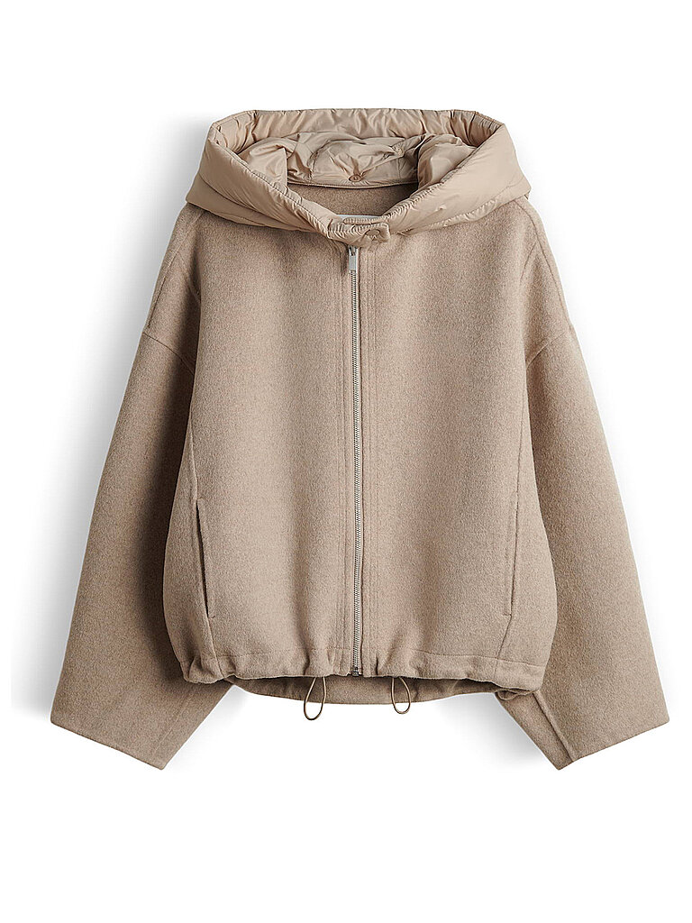 OPUS Wolljacke HIKONE camel | M