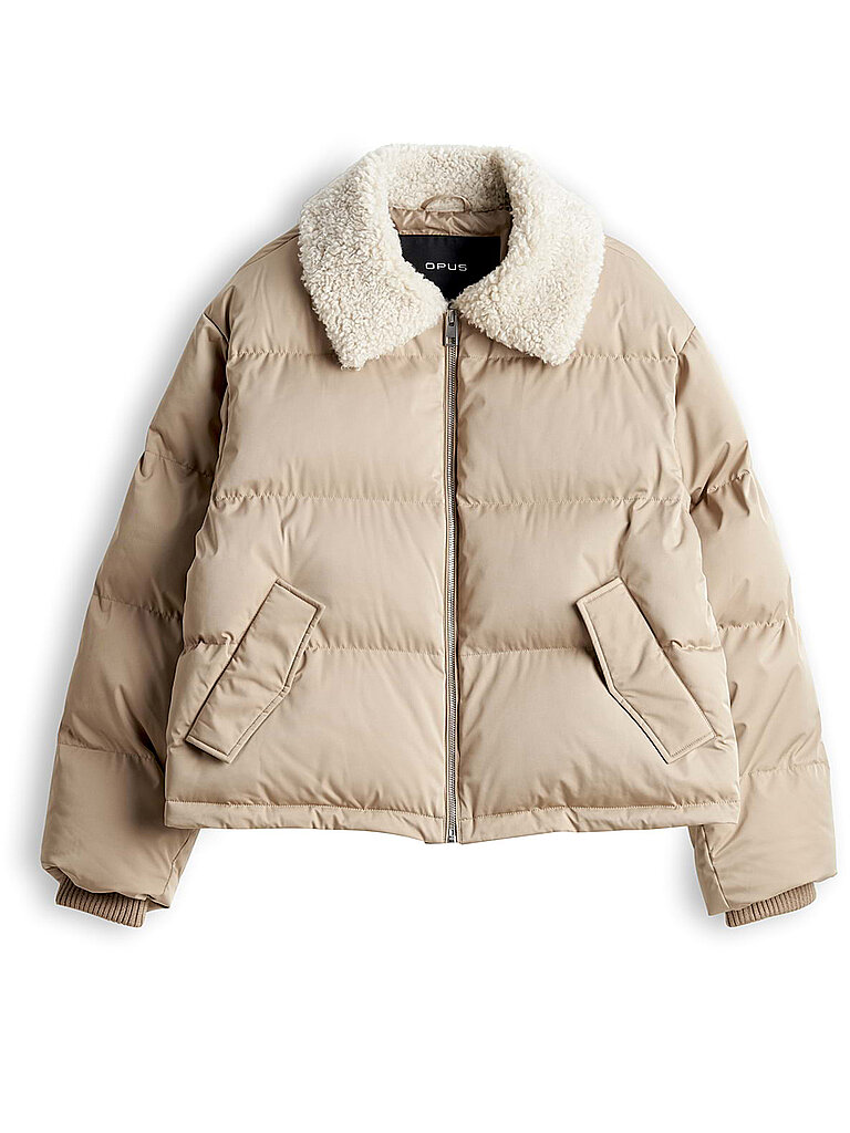 OPUS Leichtsteppjacke HATCHY hellbraun | 34