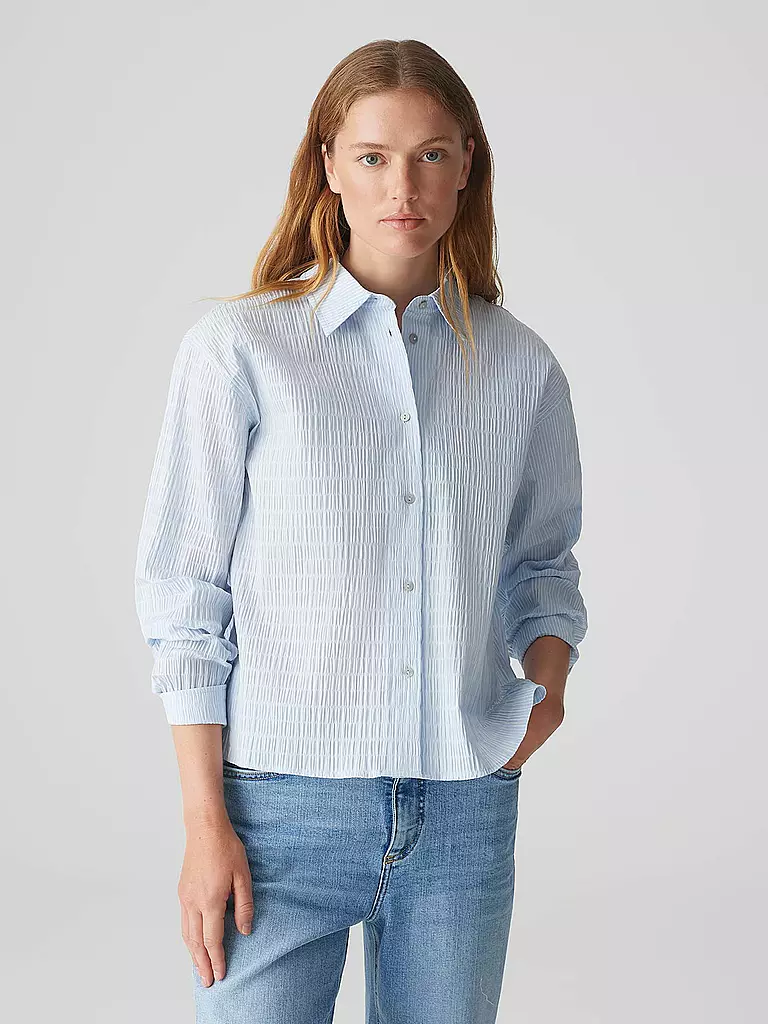 OPUS | Bluse FINNEA | hellblau