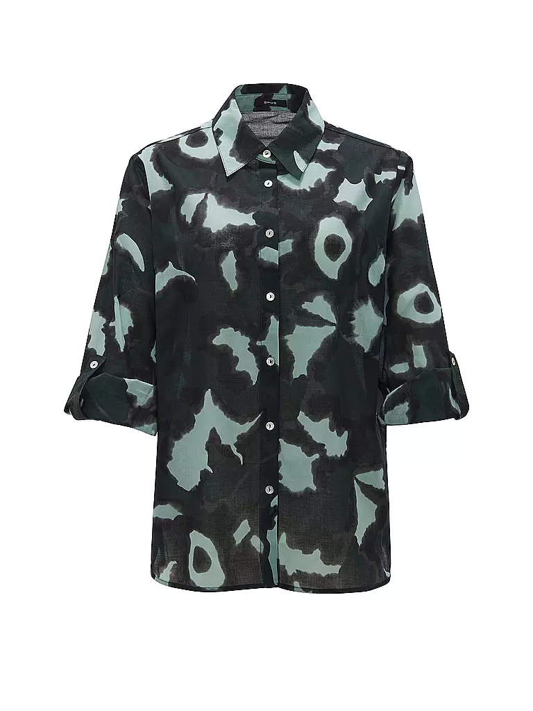 OPUS | Bluse FUMINE FLORAL | petrol