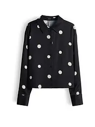 OPUS | Blusenshirt FAMENA DOT | Schwarz