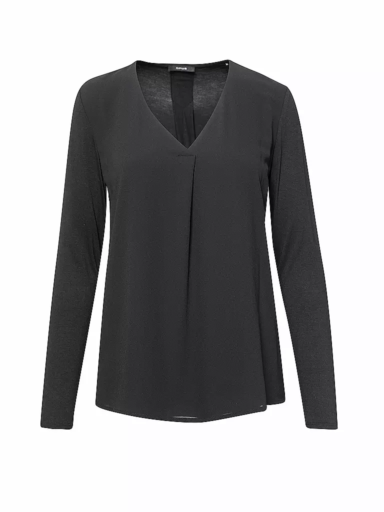 OPUS | Blusenshirt Fasina | schwarz