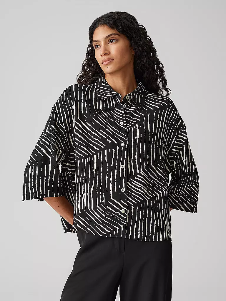 OPUS | Blusenshirt FIANA | schwarz
