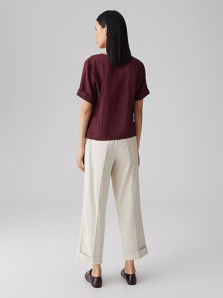 OPUS | Blusenshirt FILKA | dunkelrot