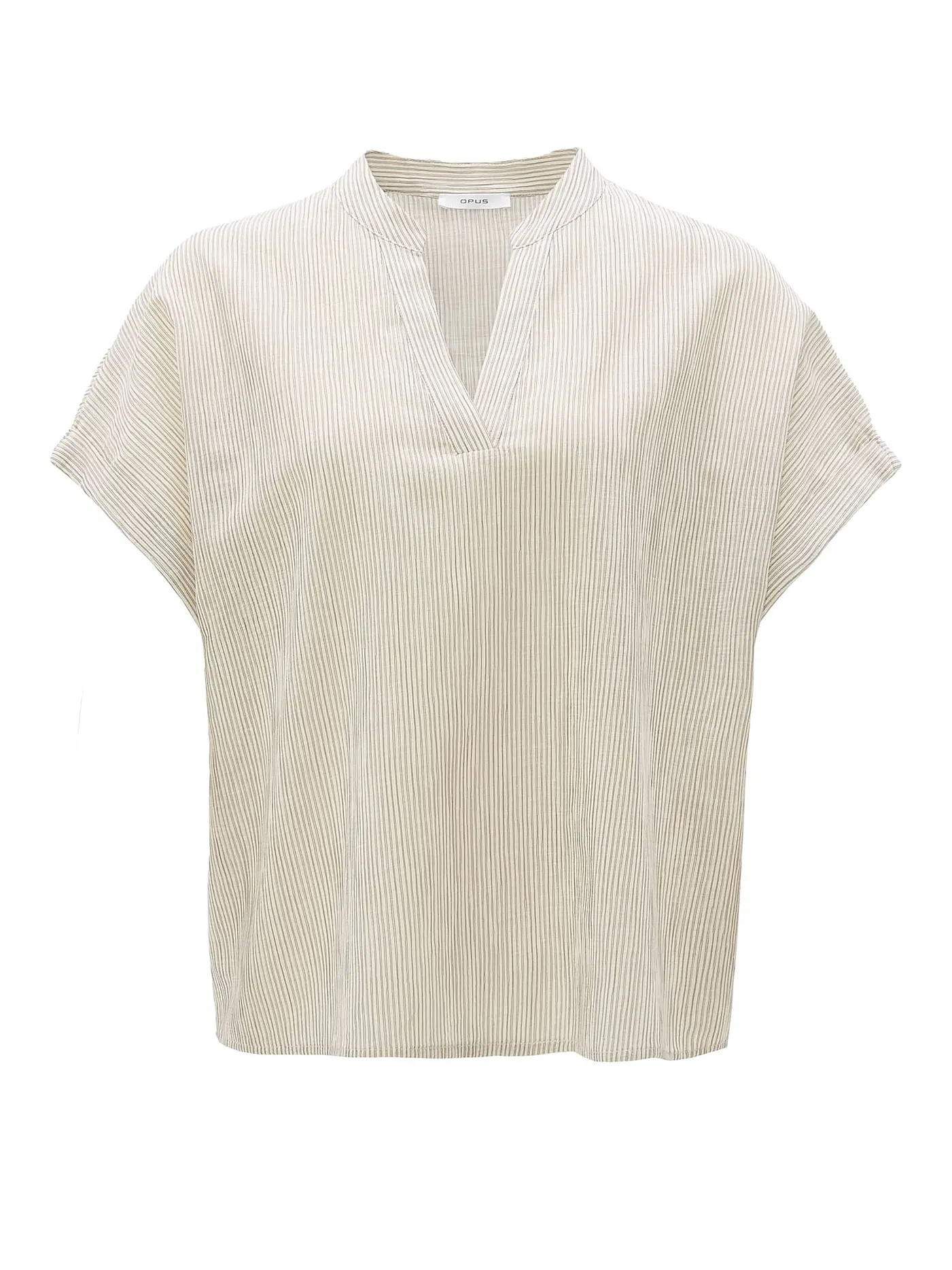 OPUS | Blusenshirt FLANDRA STRIPE | creme
