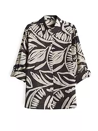 OPUS | Blusenshirt FUMINE TROPICAL | braun