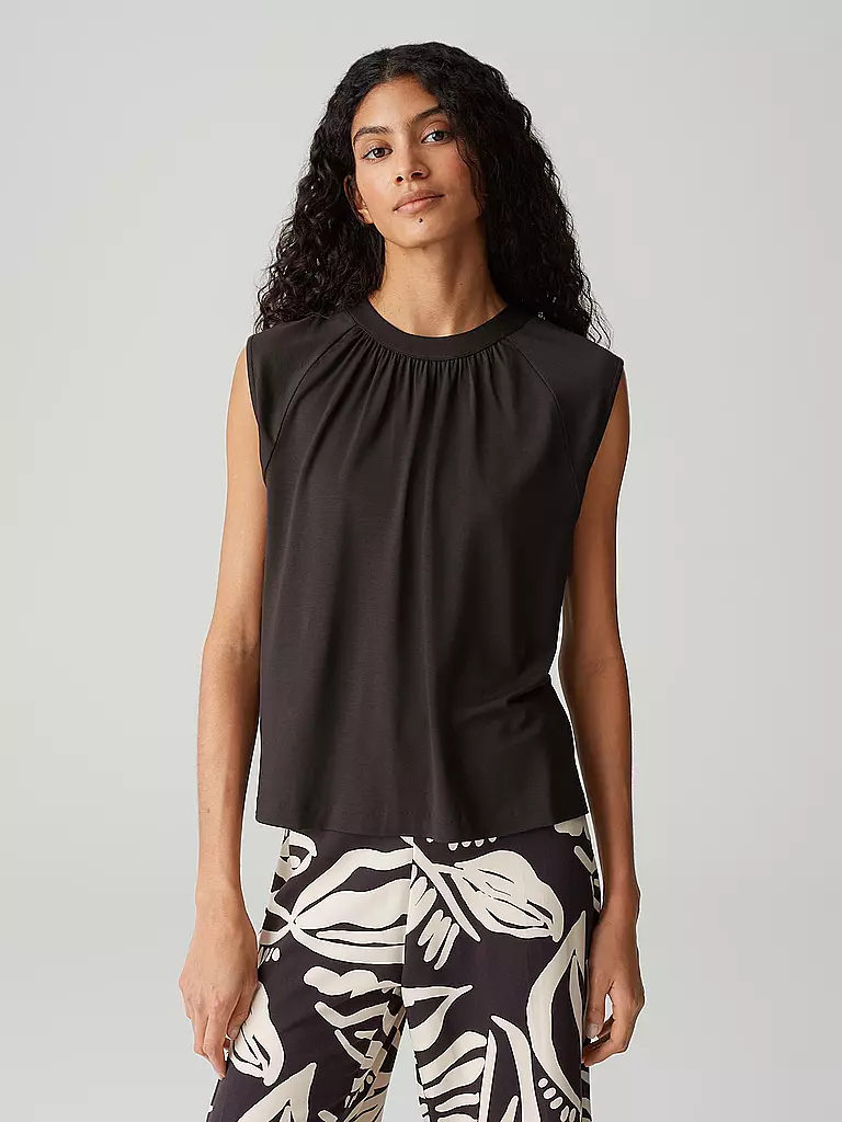 OPUS | Blusenshirt IRAFFI | braun