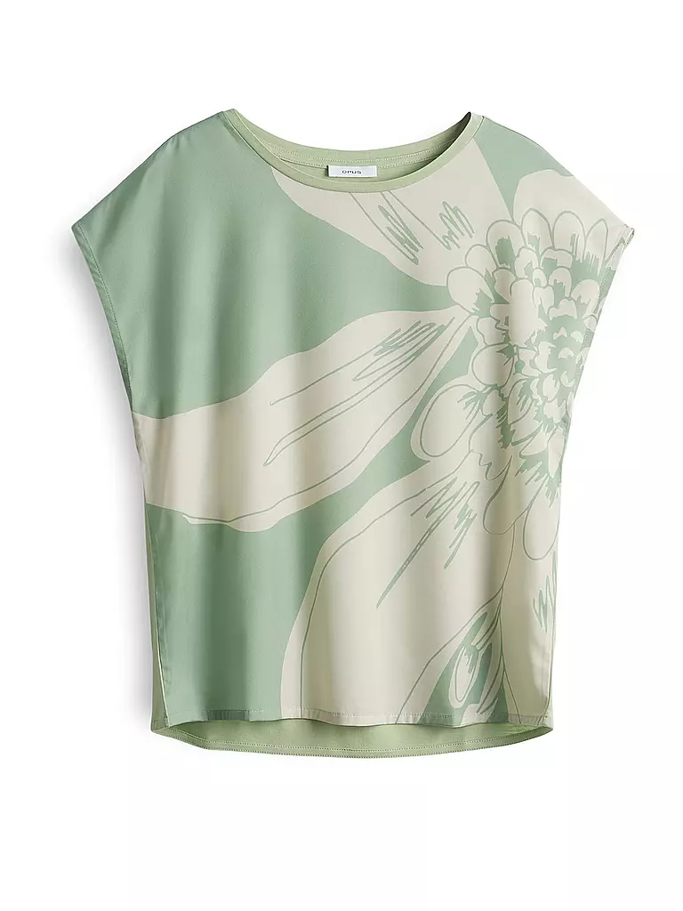 OPUS | Blusenshirt SAMELIE PRINT | grün