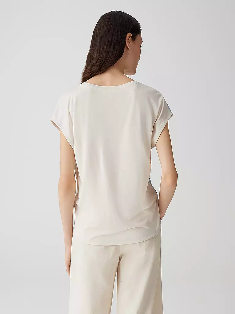 OPUS | Blusenshirt SAMELIE PRINT | hellblau