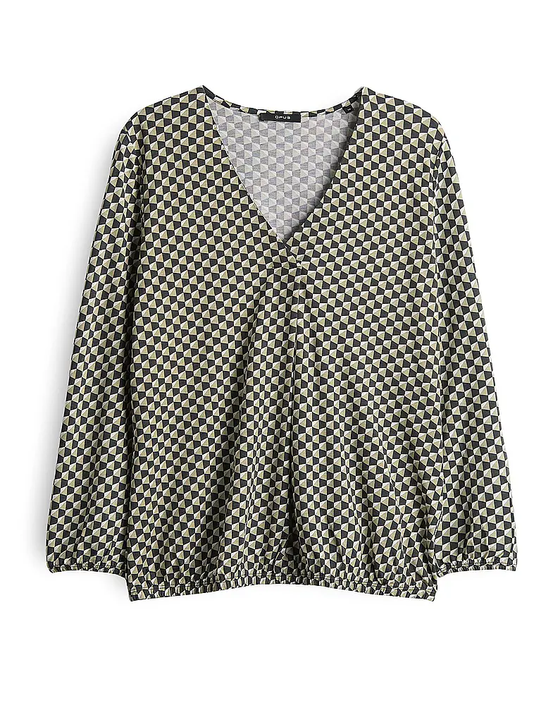 OPUS | Blusenshirt SANNAH ICONIC | dunkelgrün