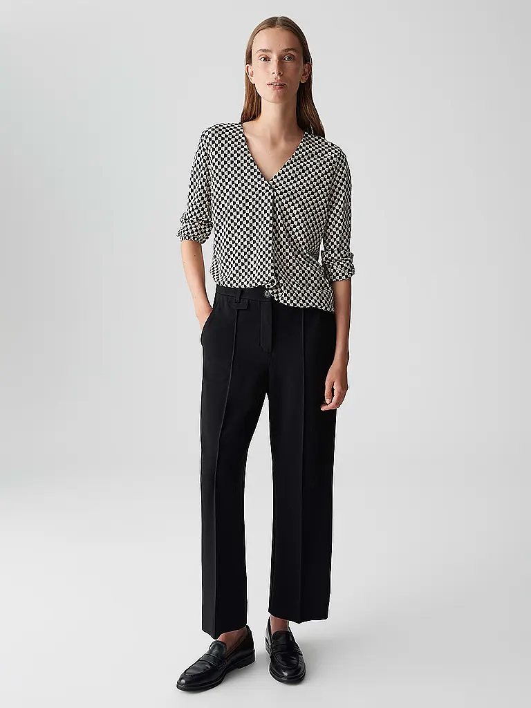 OPUS | Blusenshirt SANNAH ICONIC | schwarz