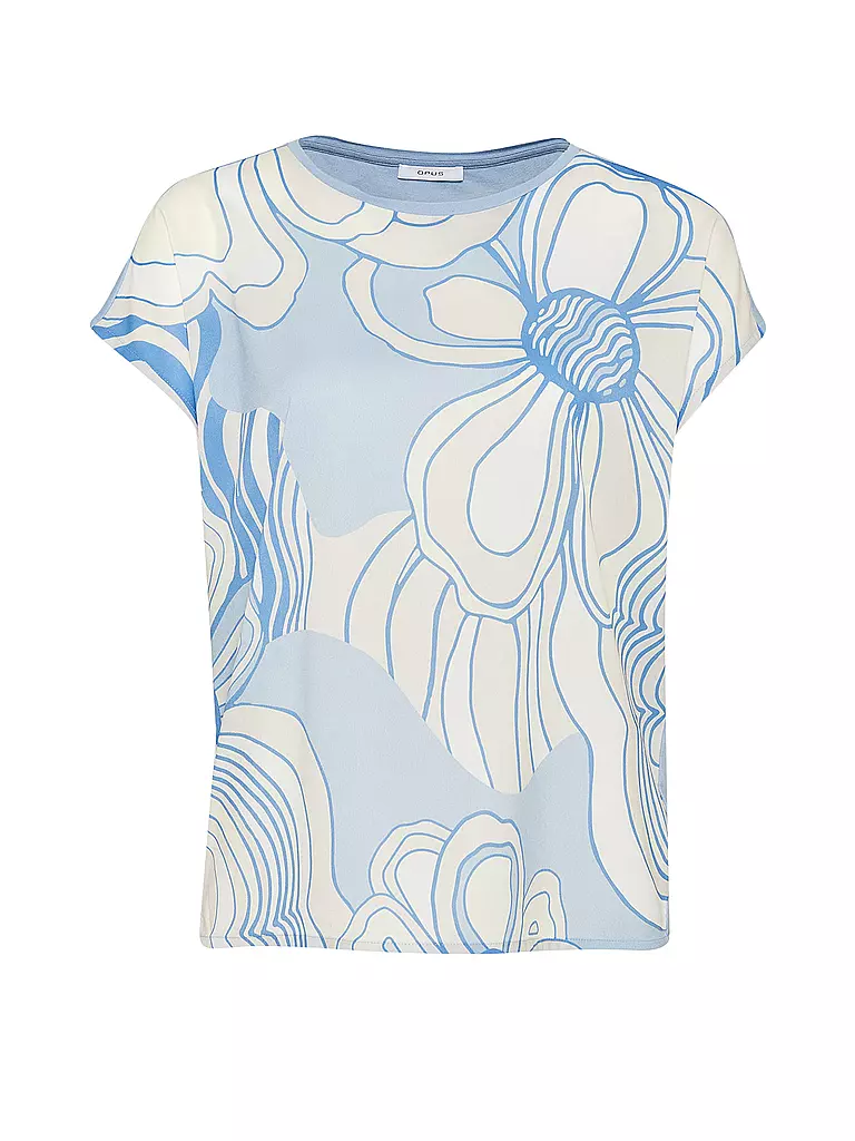 OPUS | Blusenshirt SASPA PRINT | blau