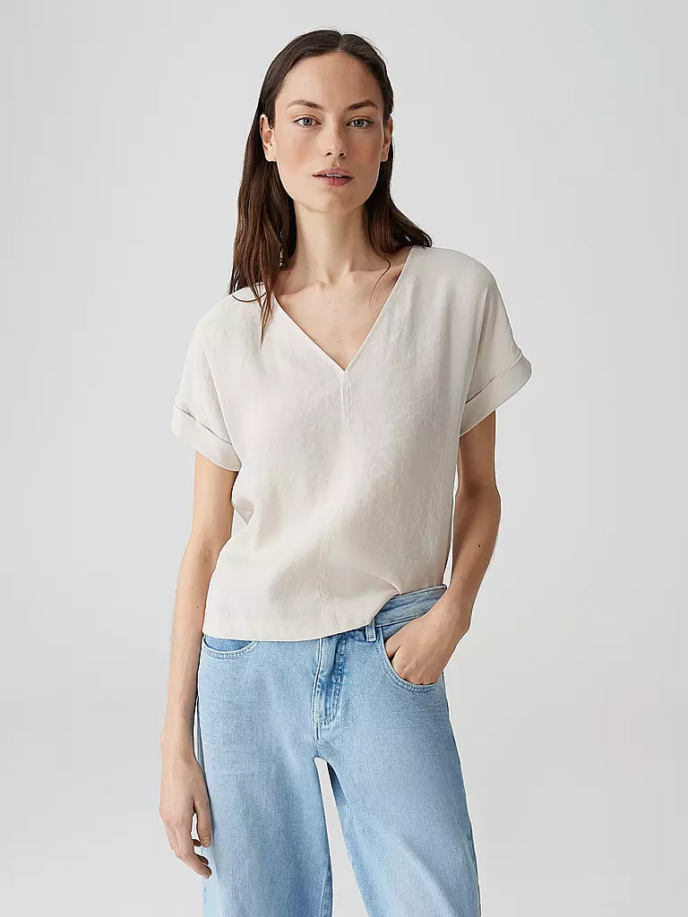 OPUS | Blusenshirt SOLME | creme