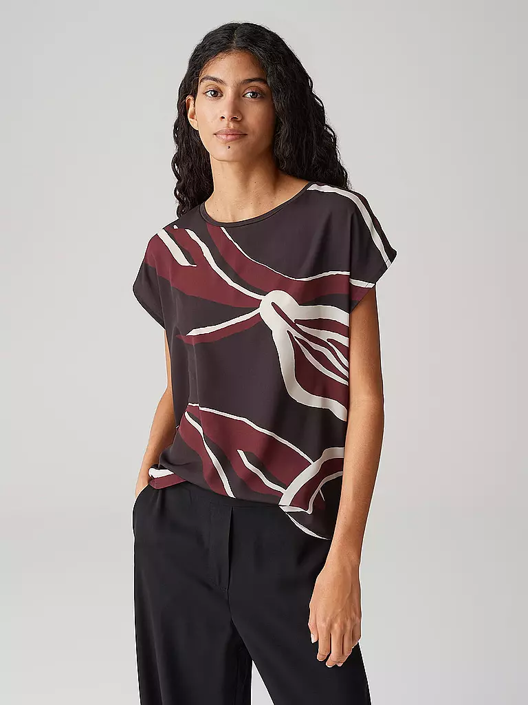 OPUS | Blusenshirt SOPIKA | braun