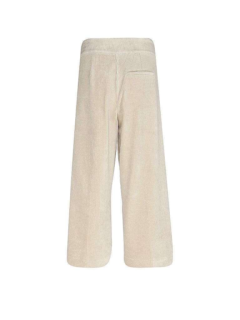 Culotte Large Femme En Velours Côtelé - Coupe Droite, élastique Taille, Longueur Jambe 63 Cm