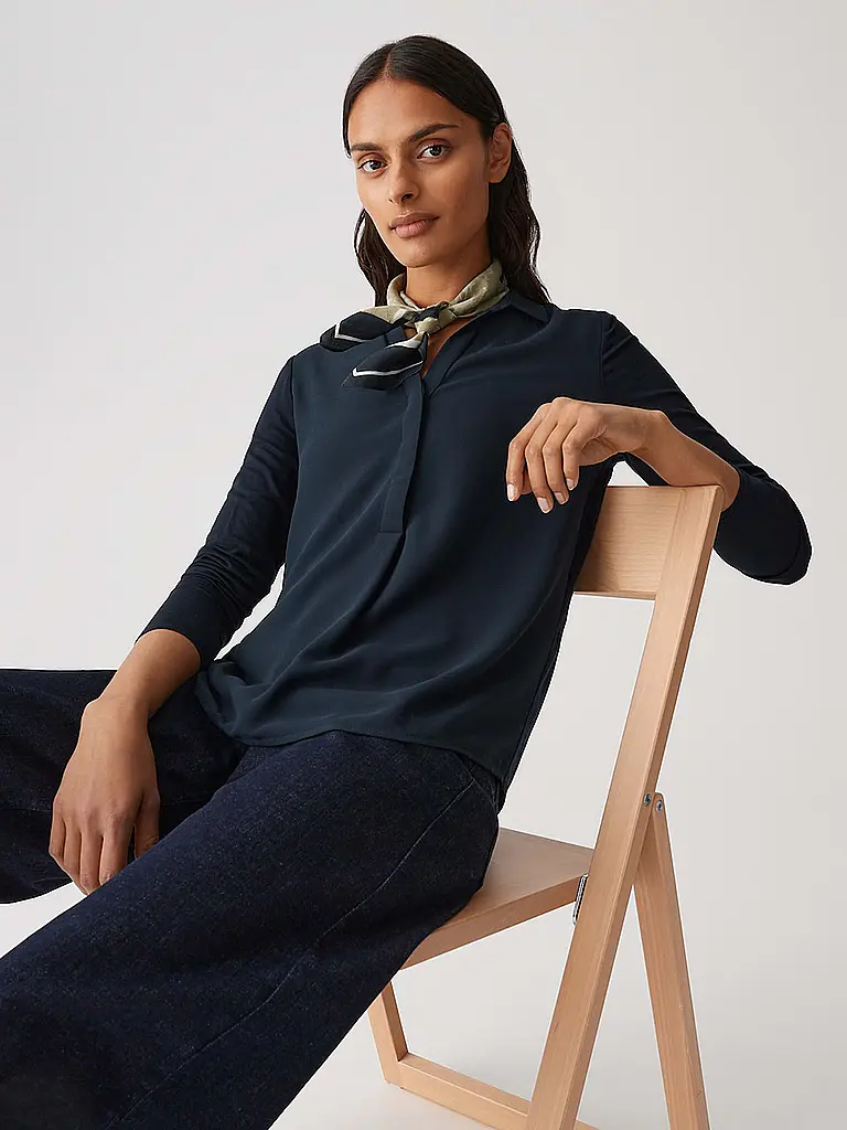 OPUS | Hemdbluse FRERA | Dunkelblau