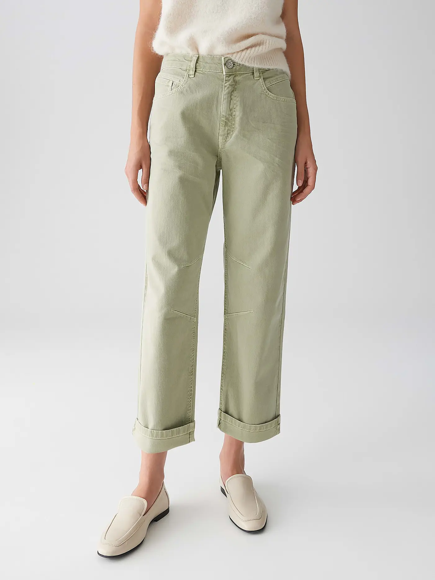 OPUS | Hose 7/8 LISSIE CITY | olive