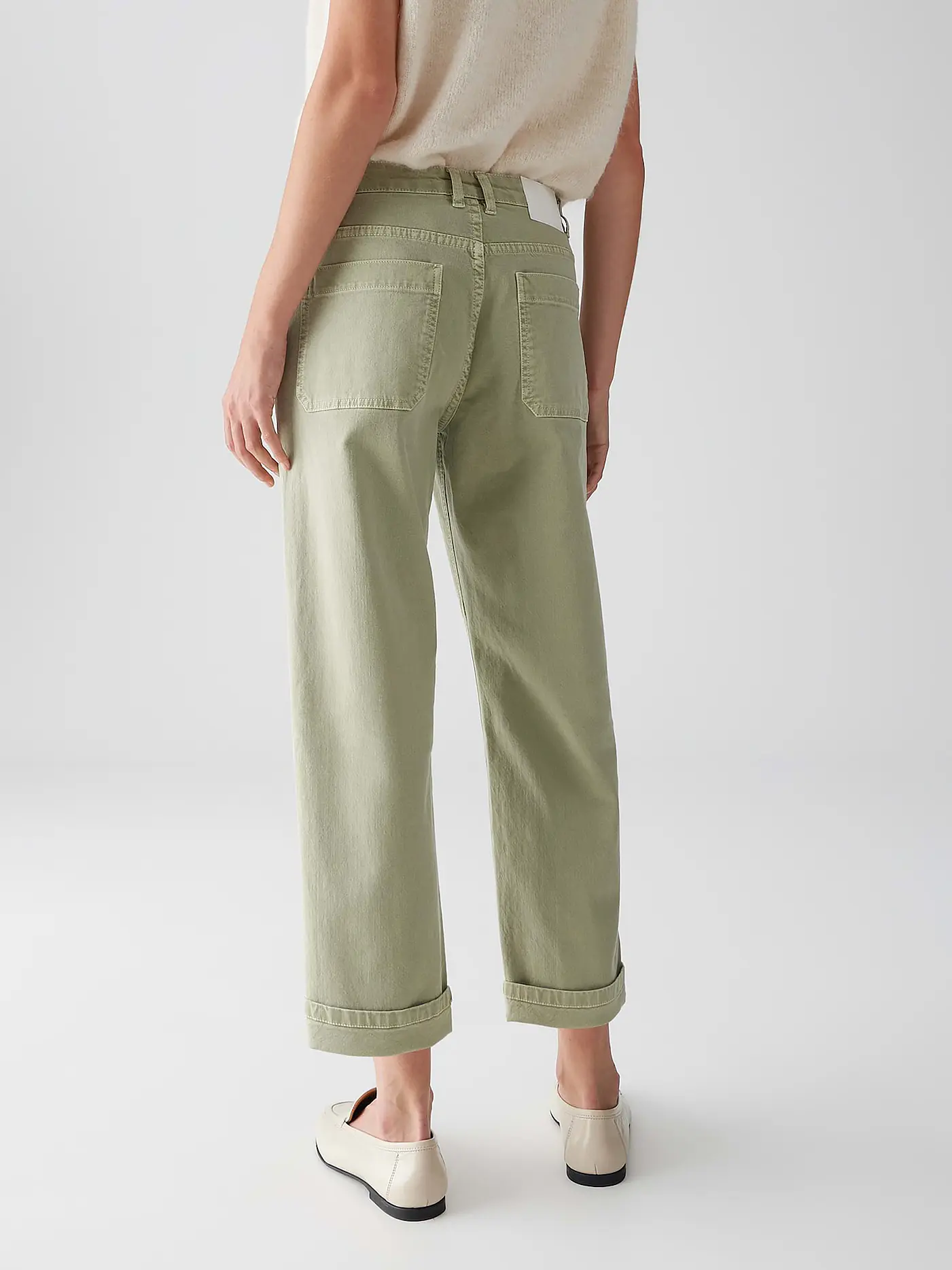 OPUS | Hose 7/8 LISSIE CITY | olive