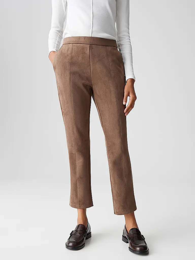 OPUS | Hose in Lederoptik ELVINA COZY | 