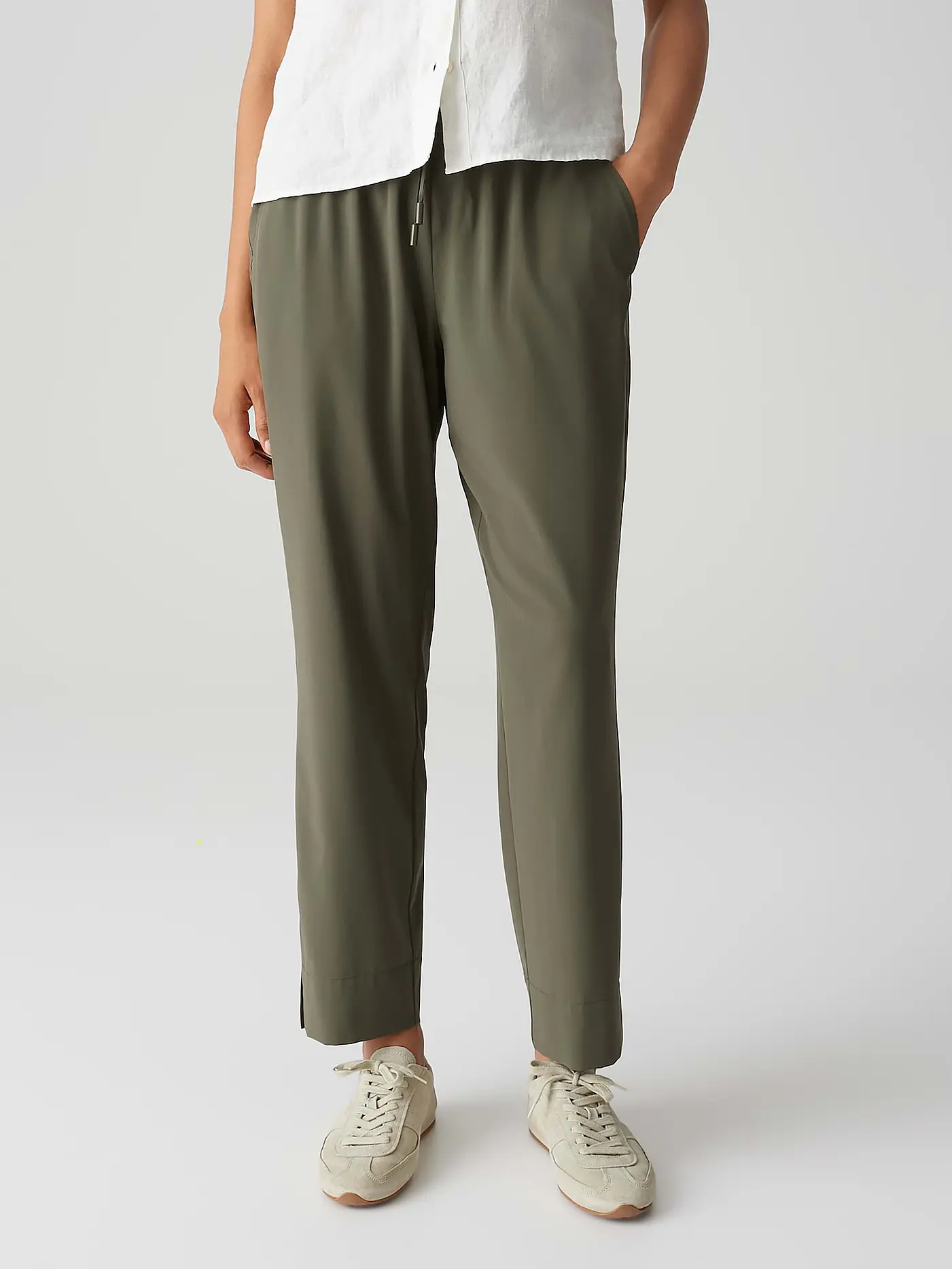 OPUS | Hose Jogging Fit MEFINI | olive