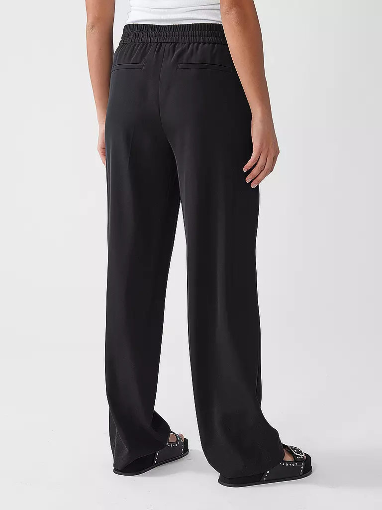 OPUS | Hose Jogging Fit MELANE FRENCH | schwarz