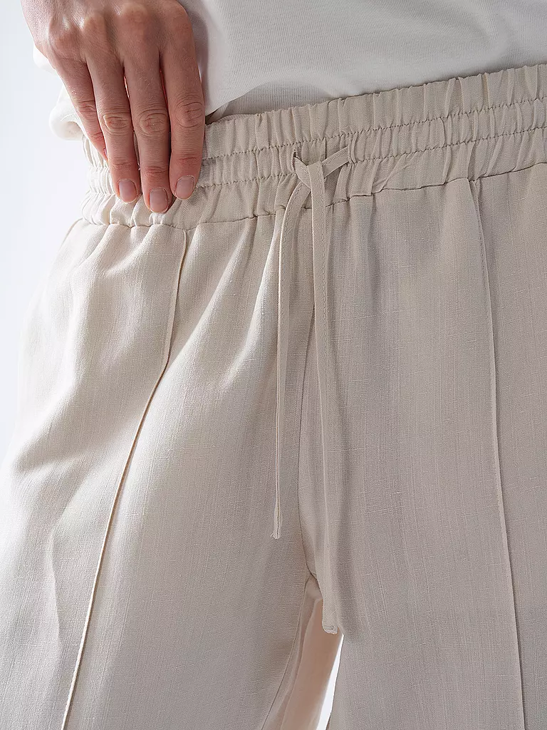 OPUS | Hose MALOTTA NATURAL | schwarz