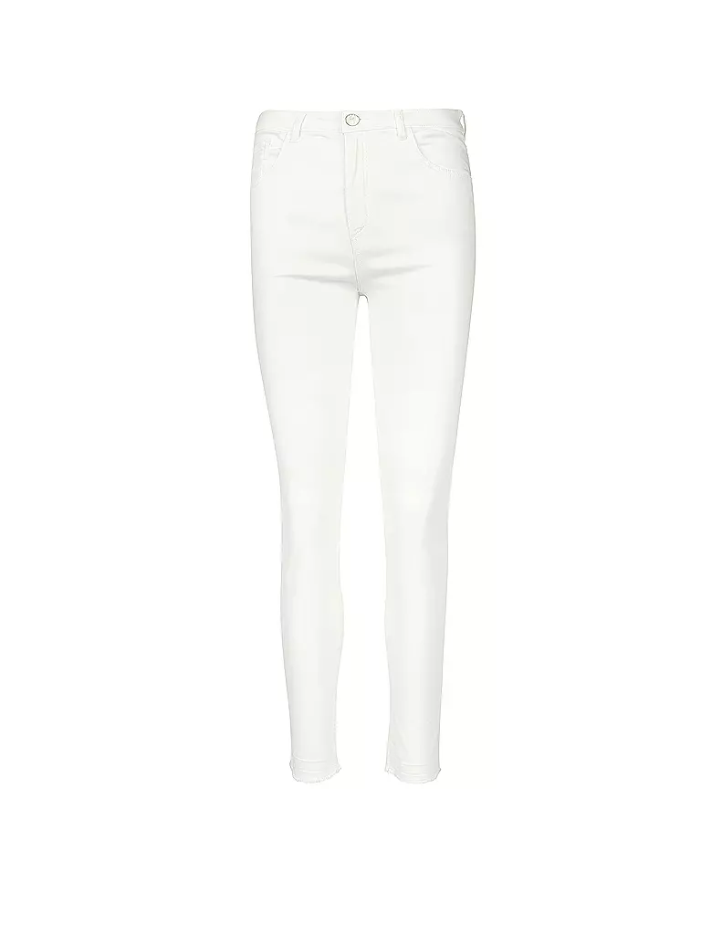 OPUS | Hose Skinny Fit Evita | weiß