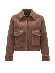 OPUS | Jacke in Felloptik HOLMA | braun