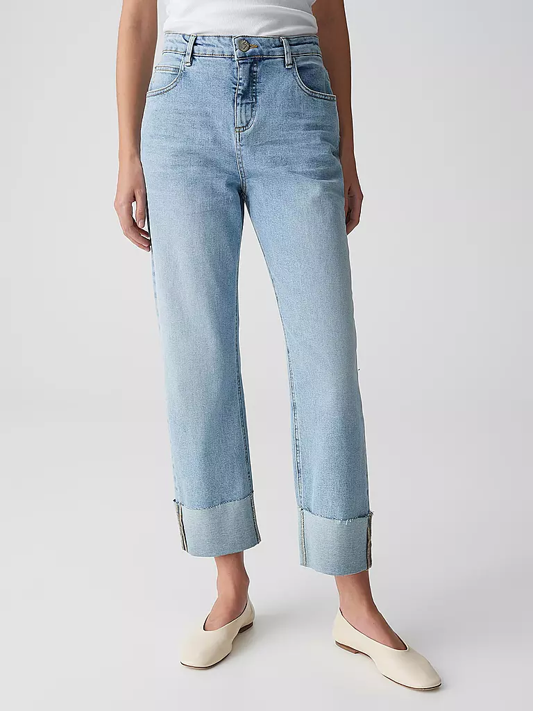 OPUS | Jeans 7/8 LANI TURN UP | blau