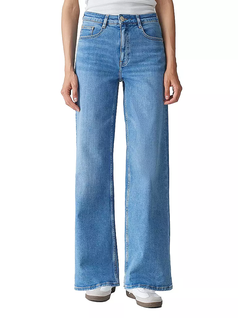 OPUS | Jeans Flared Fit MIVA PALAZZO | blau